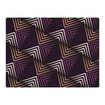 Zigzag Motif Design Double Sided Flano Blanket (Mini) 