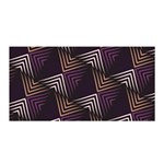 Zigzag Motif Design Satin Wrap