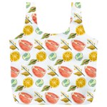 Citrus Gouache Pattern Full Print Recycle Bag (XL)