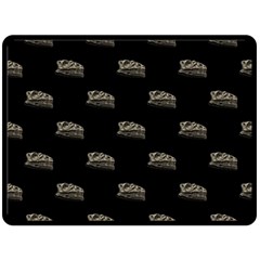 Dinosaur Skeleton Head Motif Pattern Double Sided Fleece Blanket (Large)  from ArtsNow.com 80 x60  Blanket Back