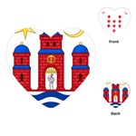 Lesser Coat of Arms of Copenhagen Playing Cards Single Design (Heart)