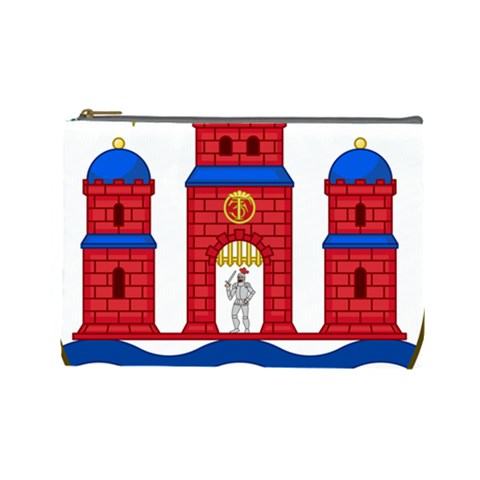 Lesser Coat of Arms of Copenhagen Cosmetic Bag (Large) from ArtsNow.com Front