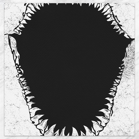 Shark Jaws Canvas 12  x 12  from ArtsNow.com 11.4 x11.56  Canvas - 1