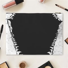 Shark Jaws Cosmetic Bag (XL) from ArtsNow.com Back