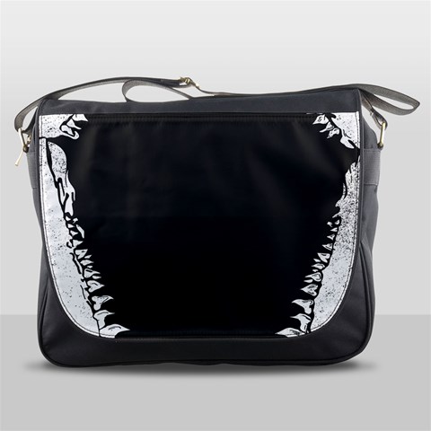 Shark Jaws Messenger Bag from ArtsNow.com Front