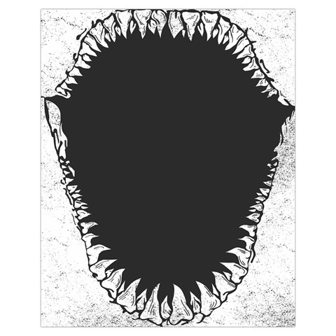 Shark Jaws Drawstring Pouch (XL) from ArtsNow.com Front