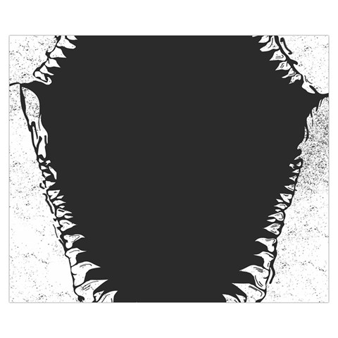 Shark Jaws Zipper Medium Tote Bag from ArtsNow.com Front