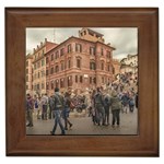 Piazza Di Spagna, Rome Italy Framed Tile