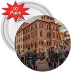 Piazza Di Spagna, Rome Italy 3  Buttons (10 pack) 