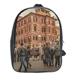 Piazza Di Spagna, Rome Italy School Bag (XL)