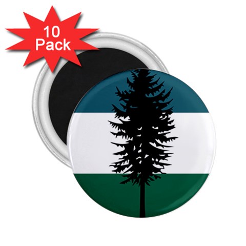 Flag of Cascadia  2.25  Magnets (10 pack)  from ArtsNow.com Front