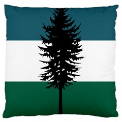 Flag of Cascadia  Large Cushion Case (Two Sides) from ArtsNow.com Back