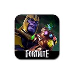 FORTNITE THANOS COMPLIMENTARY CUSTOM MADE COASTER Rubber Coaster (Square) Clone