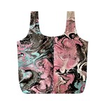 Marbling Collage Full Print Recycle Bag (M)