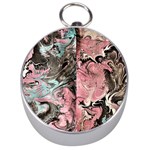 Marbling Collage Silver Compasses