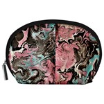 Marbling Collage Accessory Pouch (Large)