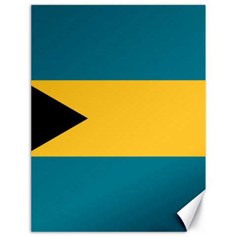 Flag of the Bahamas Canvas 18  x 24  from ArtsNow.com 17.8 x23.08  Canvas - 1