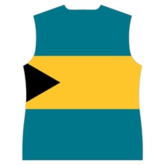 Flag of the Bahamas Women s Button Up Vest from ArtsNow.com Back
