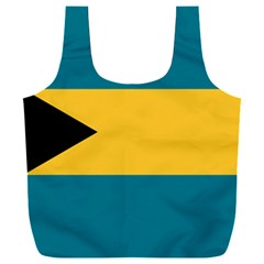 Flag of the Bahamas Full Print Recycle Bag (XXXL) from ArtsNow.com Back