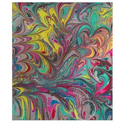 Abstract marbling swirls Waist Pouch (Small) from ArtsNow.com Back Strap