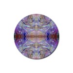 Amethyst Marbling Rubber Coaster (Round) 