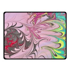 Petals with marbling Double Sided Fleece Blanket (Small)  from ArtsNow.com 45 x34  Blanket Front