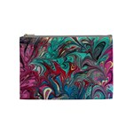 Psychedelic marbling patterns IV Cosmetic Bag (Medium)