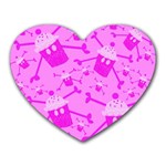 Cupycakespink Heart Mousepads