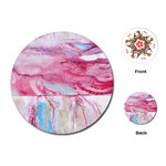 Abstract marbling Playing Cards Single Design (Round)