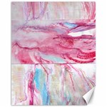 Abstract marbling Canvas 11  x 14 