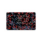 Multicolored Bubbles Motif Abstract Pattern Magnet (Name Card)