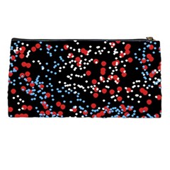Multicolored Bubbles Motif Abstract Pattern Pencil Case from ArtsNow.com Back