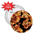 Copper Floral 2.25  Buttons (10 pack) 