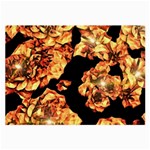 Copper Floral Large Glasses Cloth