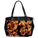 Copper Floral Oversize Office Handbag