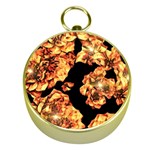 Copper Floral Gold Compasses