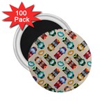 Ethnic Tribal Masks 2.25  Magnets (100 pack) 