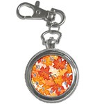 Autumn Leaves Pattern Key Chain Watches