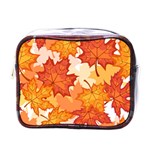 Autumn Leaves Pattern Mini Toiletries Bag (One Side)