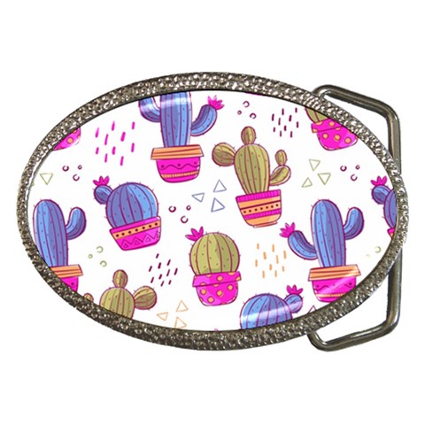 Cactus Love 4 Belt Buckles from ArtsNow.com Front