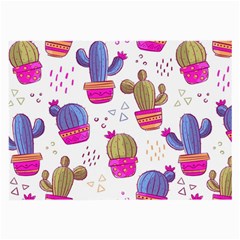 Cactus Love 4 Large Glasses Cloth (2 Sides) from ArtsNow.com Front