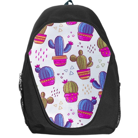 Cactus Love 4 Backpack Bag from ArtsNow.com Front