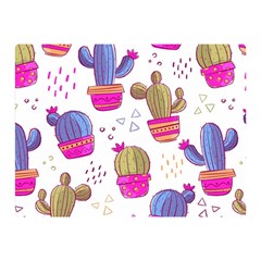 Cactus Love 4 Double Sided Flano Blanket (Mini)  from ArtsNow.com 35 x27  Blanket Back