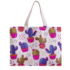 Cactus Love 4 Zipper Mini Tote Bag from ArtsNow.com Back