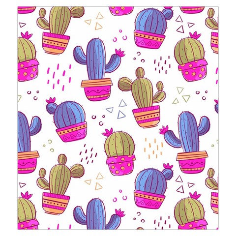 Cactus Love 4 Drawstring Pouch (2XL) from ArtsNow.com Front