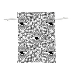 Eye Pattern Lightweight Drawstring Pouch (S) from ArtsNow.com Back