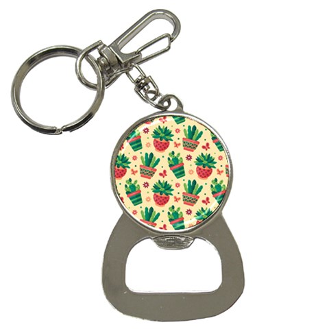 Cactus Love  Bottle Opener Key Chain from ArtsNow.com Front