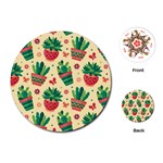 Cactus Love  Playing Cards Single Design (Round)