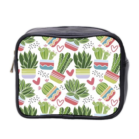 Cactus Love  Mini Toiletries Bag (Two Sides) from ArtsNow.com Front