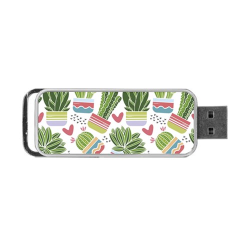 Cactus Love  Portable USB Flash (Two Sides) from ArtsNow.com Front